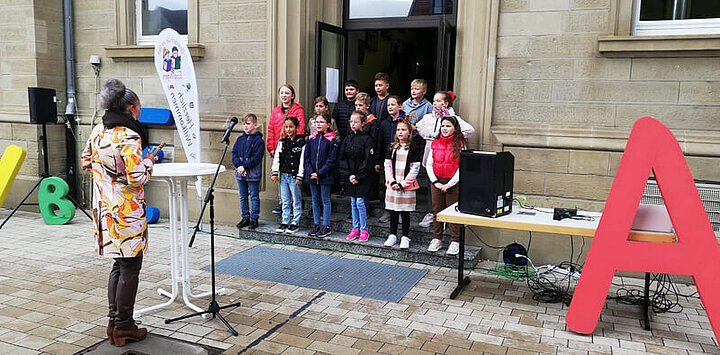  Einschulung der neuen Erstklässler in der Grundschule im Rot 2022