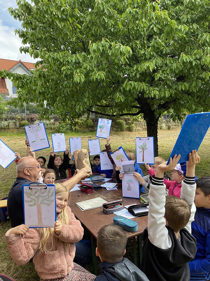 Schüler bei den Projekttagen