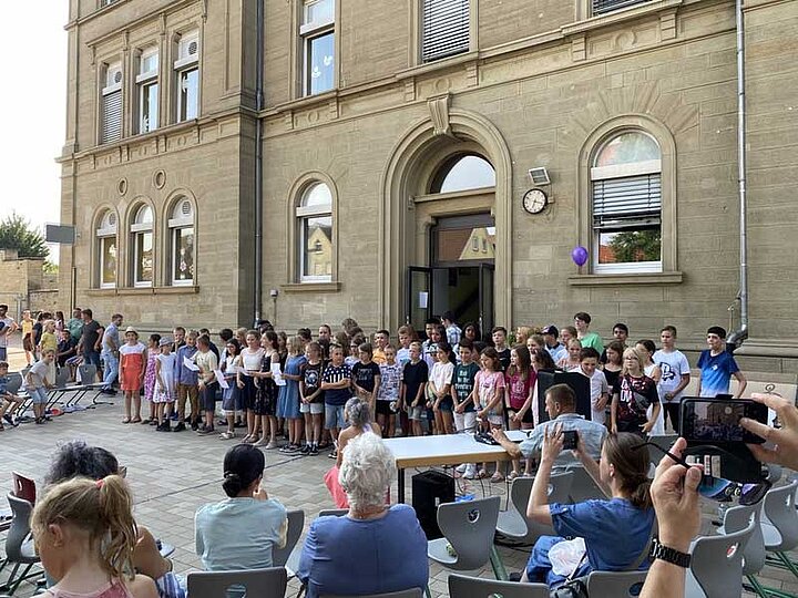 Abschied an der Grundschule im Rot 2022